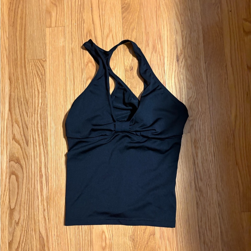 Black Halter Top